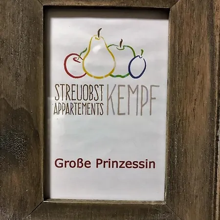 Apartment Grosse Prinzessin - Mit Saunanutzung Burgbernheim